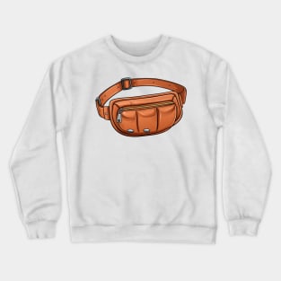 Leather Fanny Pack Belt Bag Athletic Trainer Crewneck Sweatshirt